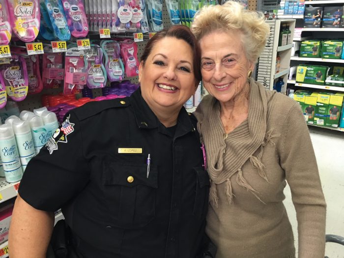safe shopping Corporal with ladyWEB