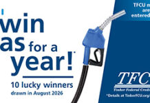 TFCU IS GIVING AWAY GAS FOR A YEAR TO 10 WINNERS